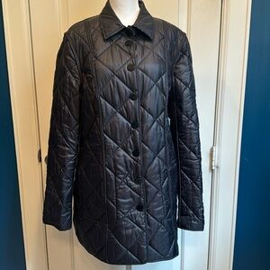 Worth New York reversible short raincoat.